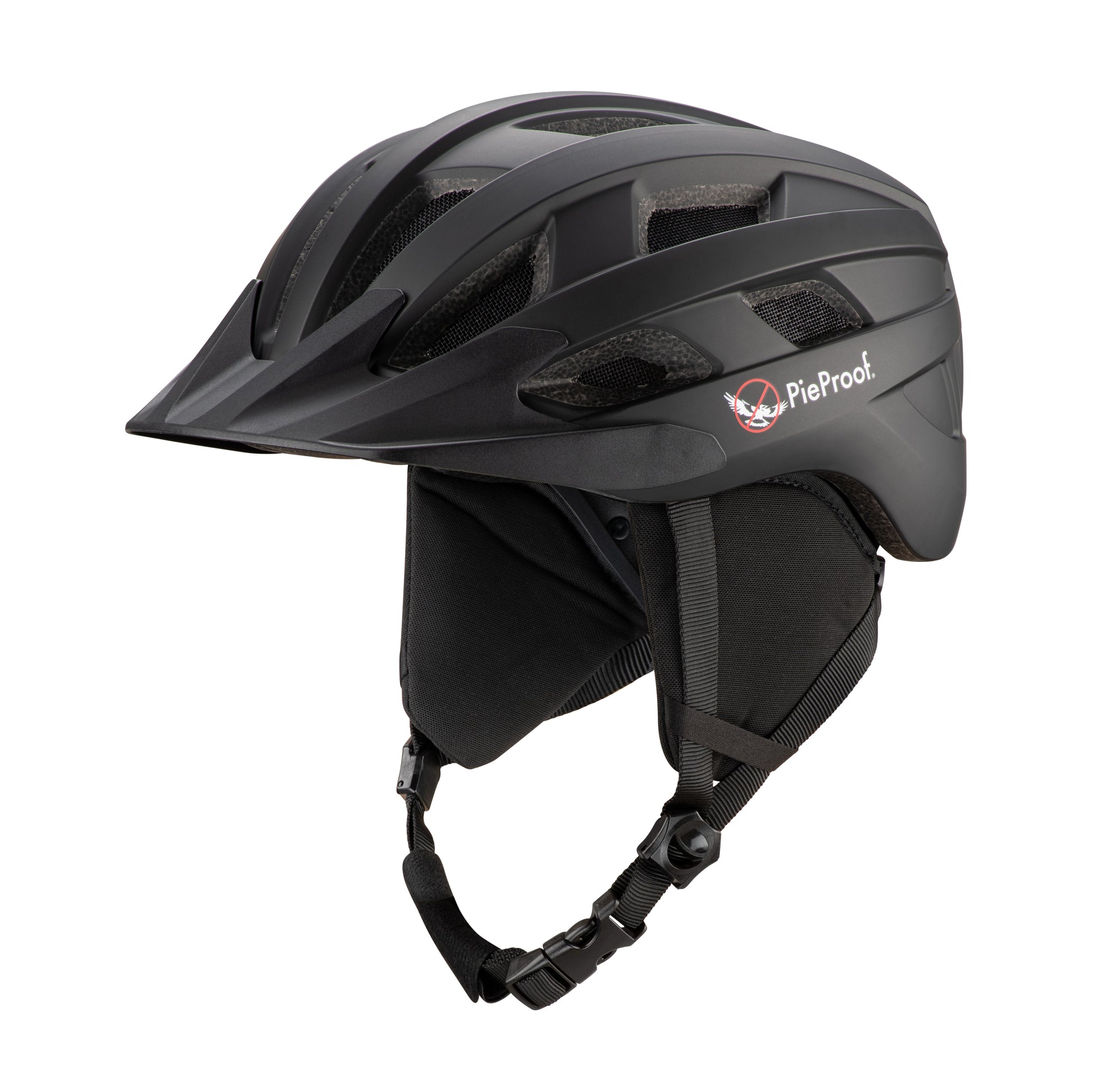 PieProof Cycle Helmet (SMALL, Matt Black) Free Delivery within Aus