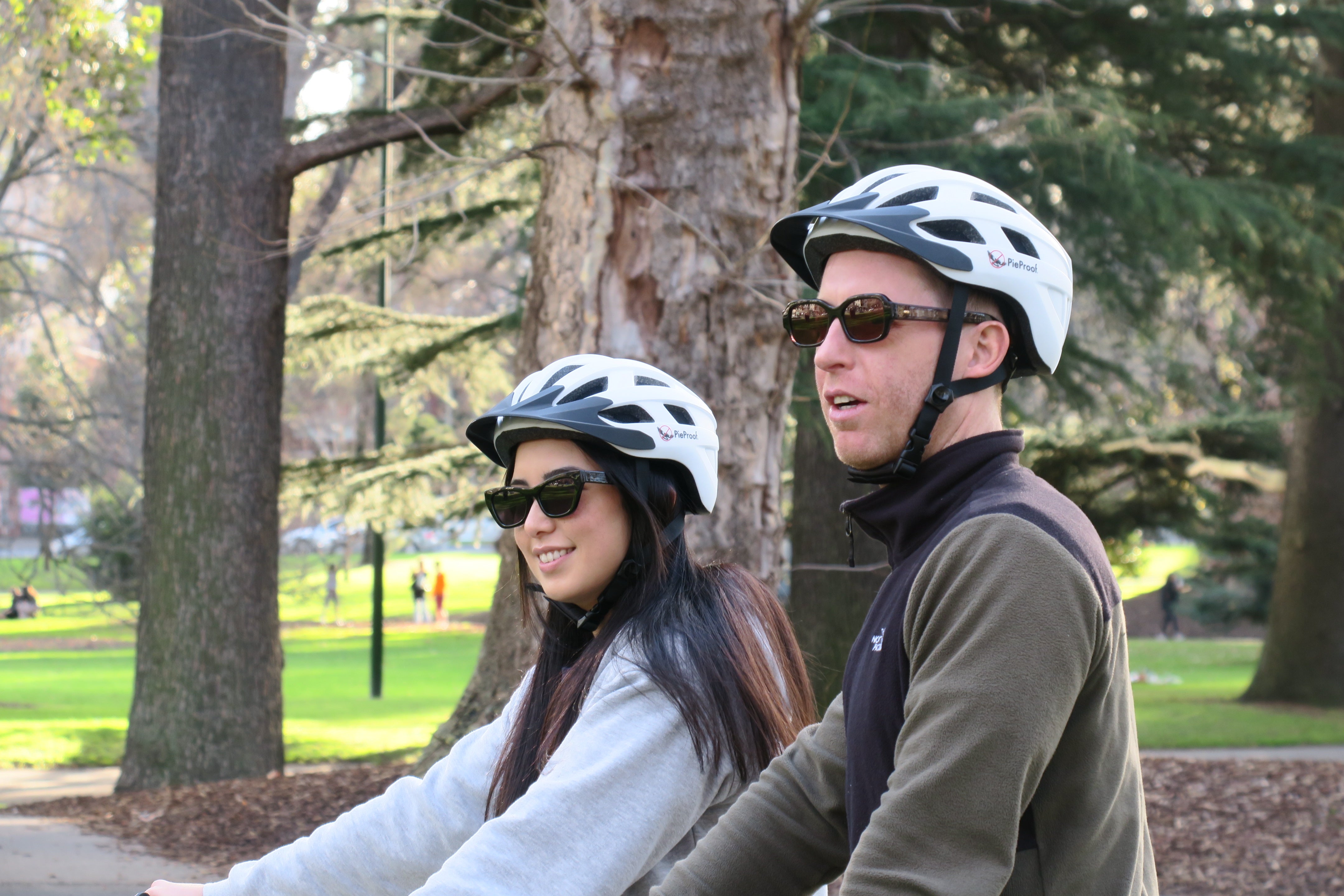 PieProof Cycle Helmet SMALL Matt White Free Delivery within Aus. PieProof Cycle Helmets