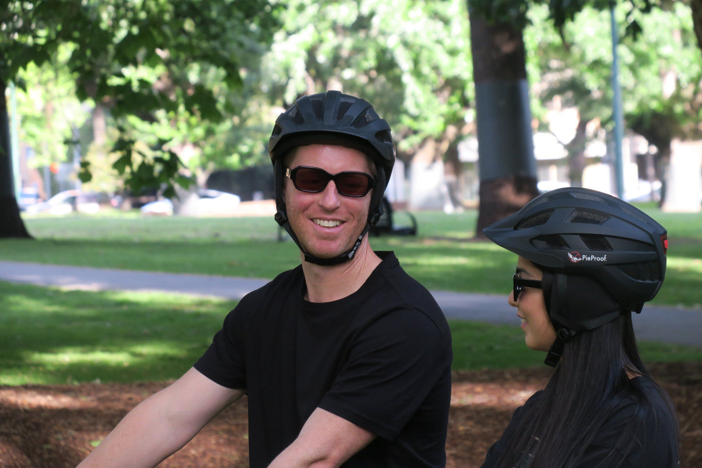 PieProof Cycle Helmet - SMALL, Matt Black